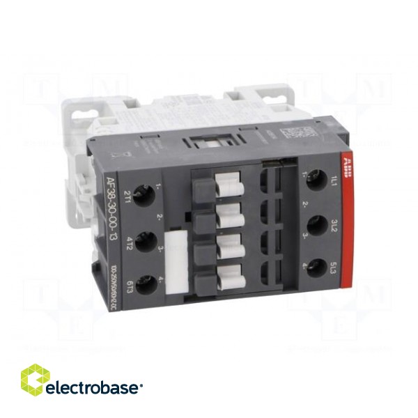 Contactor: 3-pole | NO x3 | Auxiliary contacts: NO | 100÷250VAC | 38A image 9