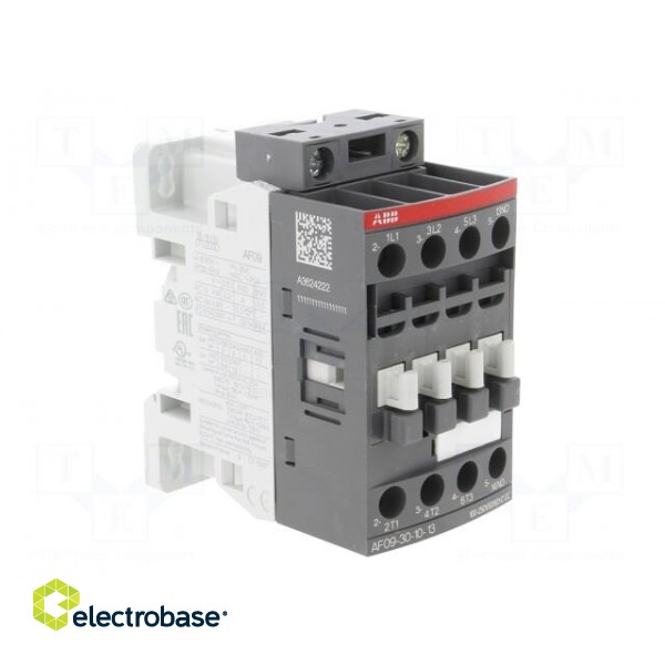 Contactor: 3-pole | NO x3 | Auxiliary contacts: NO | 9A | AF | -25÷60°C image 8