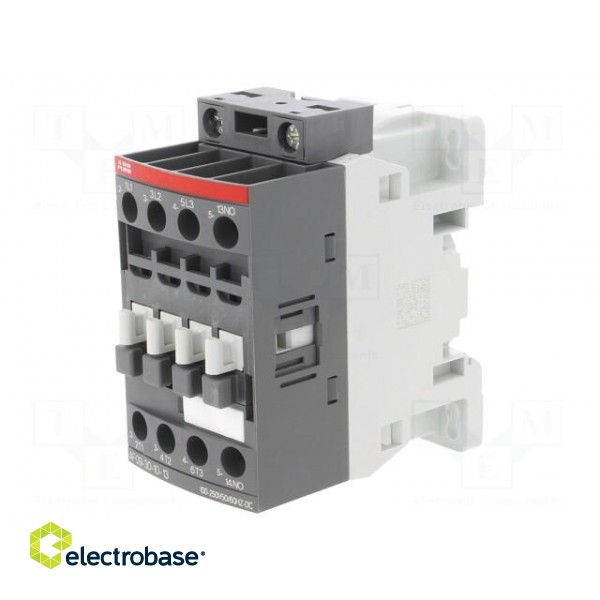 Contactor: 3-pole | NO x3 | Auxiliary contacts: NO | 100÷250VAC | 9A image 1
