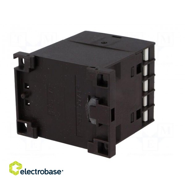 Contactor: 3-pole | NO x3 | Auxiliary contacts: NO | 110VAC | 12A | DIN image 6