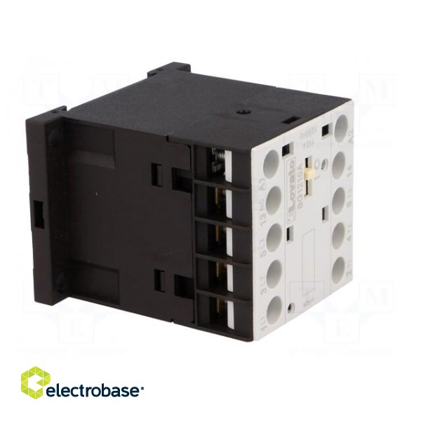 Contactor: 3-pole | NO x3 | Auxiliary contacts: NO | 110VAC | 12A | DIN image 8