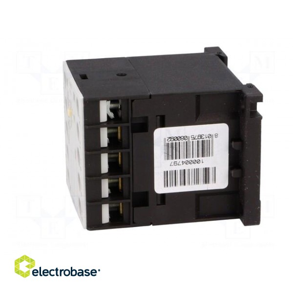Contactor: 3-pole | NO x3 | Auxiliary contacts: NO | 110VAC | 12A | DIN image 3