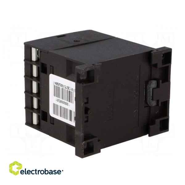 Contactor: 3-pole | NO x3 | Auxiliary contacts: NO | 12VDC | 12A | DIN фото 4