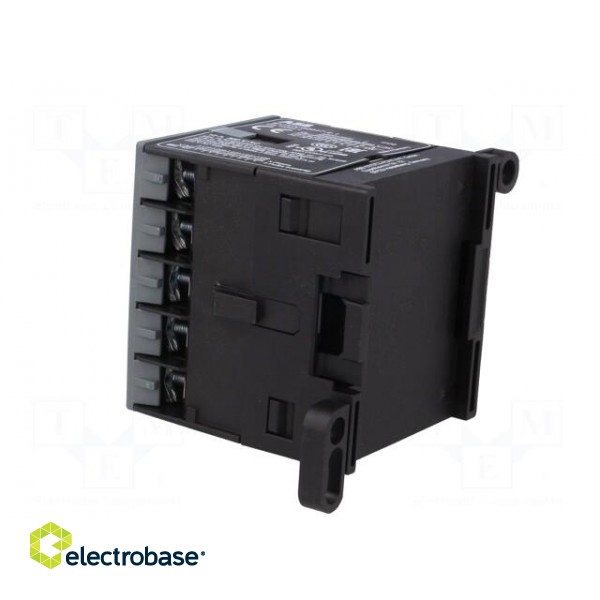Contactor: 3-pole | NO x3 | Auxiliary contacts: NO | 12VDC | 6A | BC6 image 4