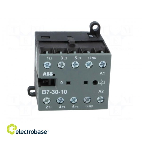 Contactor: 3-pole | NO x3 | Auxiliary contacts: NO | 220÷240VAC | 7A image 9