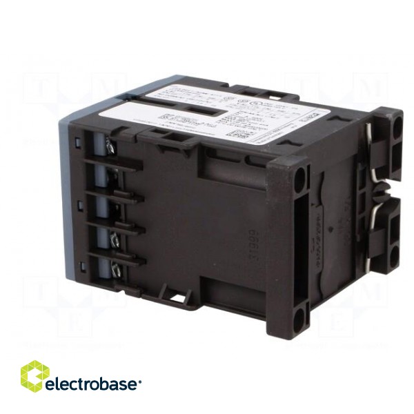 Contactor: 3-pole | NO x3 | Auxiliary contacts: NO | 230VAC | 12A | 690V image 4