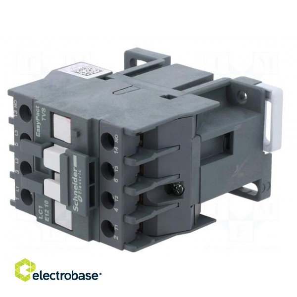 Contactor: 3-pole | NO x3 | Auxiliary contacts: NO | 230VAC | 12A | 690V фото 2