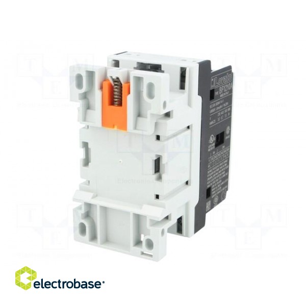 Contactor: 3-pole | NO x3 | Auxiliary contacts: NO | 230VAC | 12A | DIN image 6