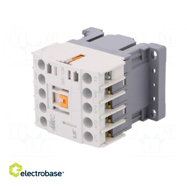 Contactor: 3-pole | NO x3 | Auxiliary contacts: NO | 230VAC | 12A | IP20 image 2