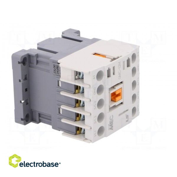 Contactor: 3-pole | NO x3 | Auxiliary contacts: NO | 230VAC | 12A | IP20 image 8