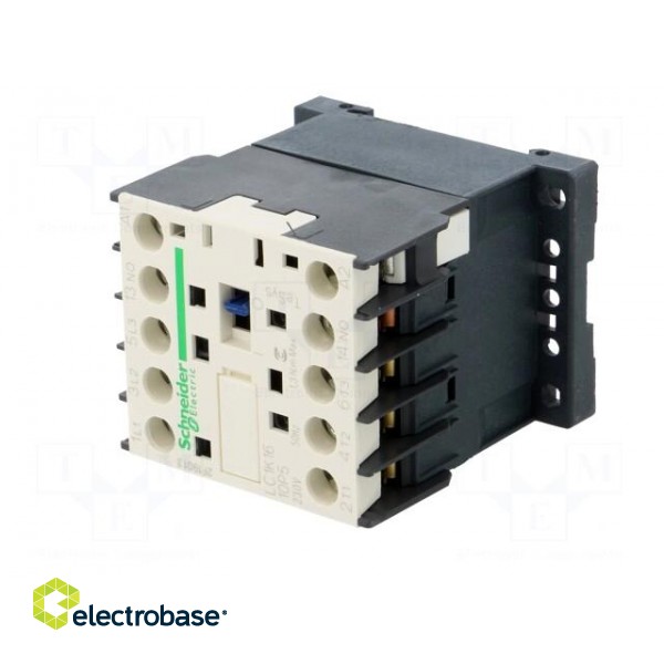 Contactor: 3-pole | NO x3 | Auxiliary contacts: NO | 230VAC | 16A | 690V image 2