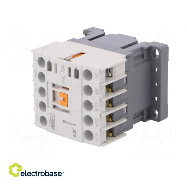 Contactor: 3-pole | NO x3 | Auxiliary contacts: NO | 230VAC | 16A | IP20 image 2