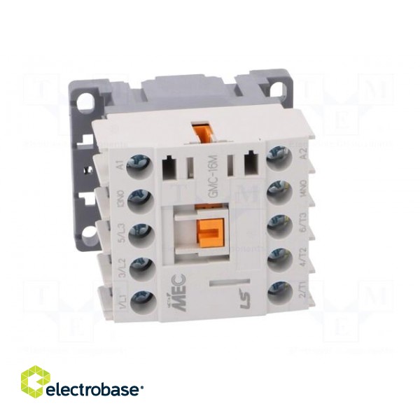Contactor: 3-pole | NO x3 | Auxiliary contacts: NO | 230VAC | 16A | IP20 image 9