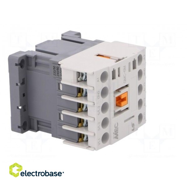 Contactor: 3-pole | NO x3 | Auxiliary contacts: NO | 230VAC | 6A | IP20 image 8