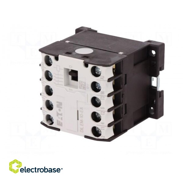 Contactor: 3-pole | NO x3 | Auxiliary contacts: NO | 230VAC | 8.8A | DIN image 2