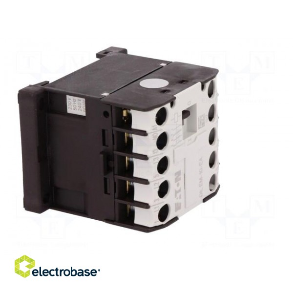 Contactor: 3-pole | NO x3 | Auxiliary contacts: NO | 230VAC | 8.8A | DIN image 8