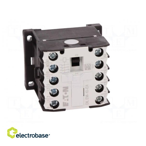 Contactor: 3-pole | NO x3 | Auxiliary contacts: NO | 230VAC | 8.8A | DIN image 9