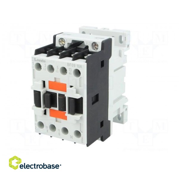 Contactor: 3-pole | NO x3 | Auxiliary contacts: NO | 230VAC | 9A | DIN фото 2