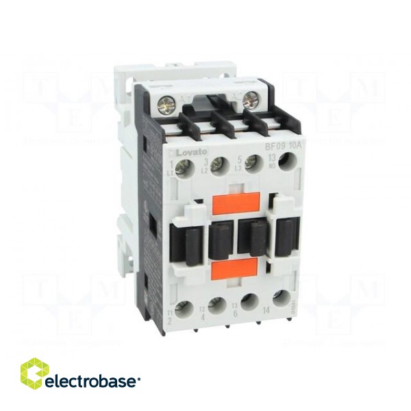 Contactor: 3-pole | NO x3 | Auxiliary contacts: NO | 230VAC | 9A | DIN фото 9