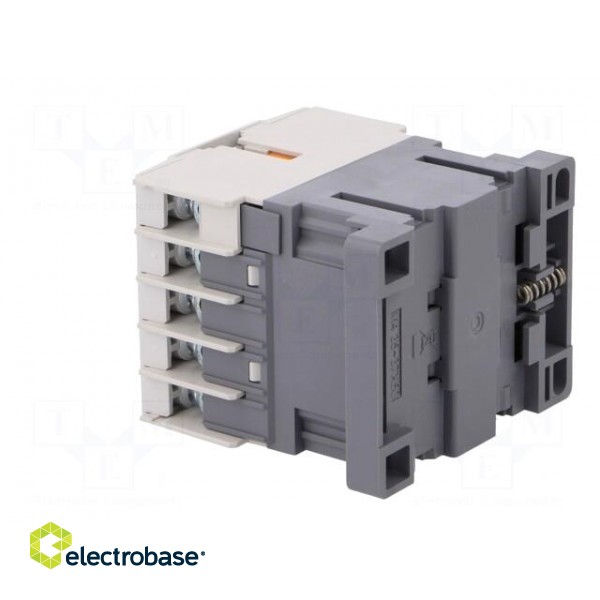 Contactor: 3-pole | NO x3 | Auxiliary contacts: NO | 230VAC | 9A | IP20 image 4