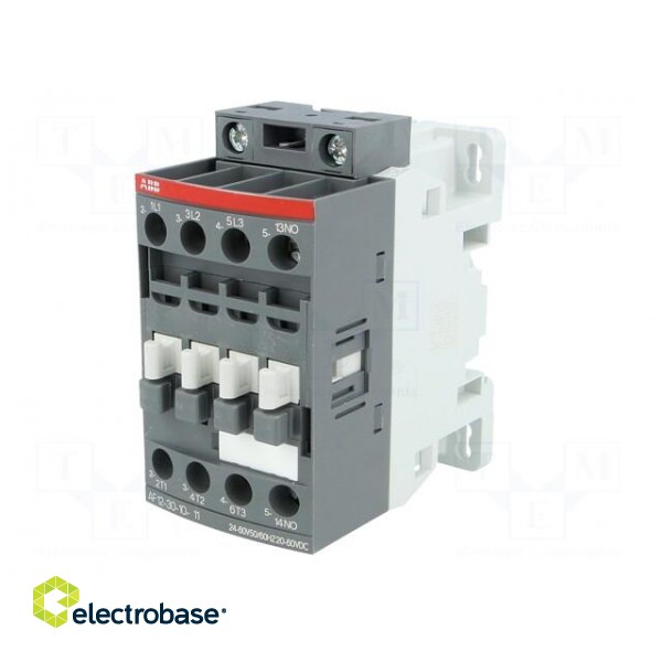 Contactor: 3-pole | NO x3 | Auxiliary contacts: NO | 12A | AF | -25÷60°C фото 2
