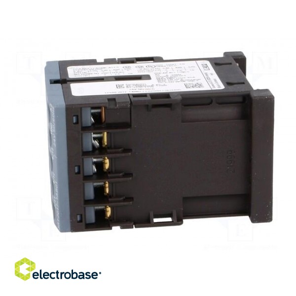 Contactor: 3-pole | NO x3 | Auxiliary contacts: NO | 24VAC | 12A | 3RT20 image 3