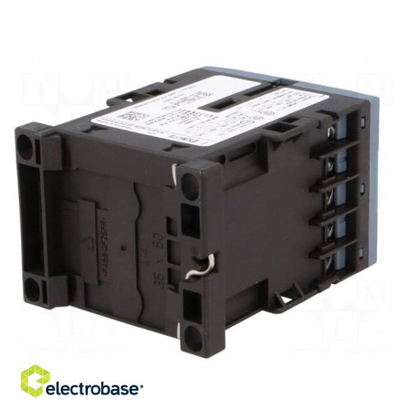 Contactor: 3-pole | NO x3 | Auxiliary contacts: NO | 24VAC | 12A | 3RT20 image 6