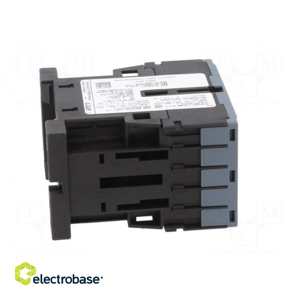 Contactor: 3-pole | NO x3 | Auxiliary contacts: NO | 24VAC | 12A | 3RT20 image 7