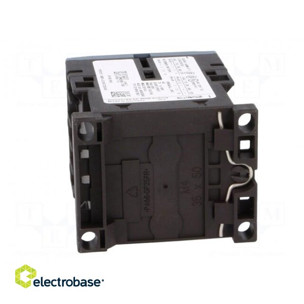 Contactor: 3-pole | NO x3 | Auxiliary contacts: NO | 24VAC | 12A | 3RT20 image 5