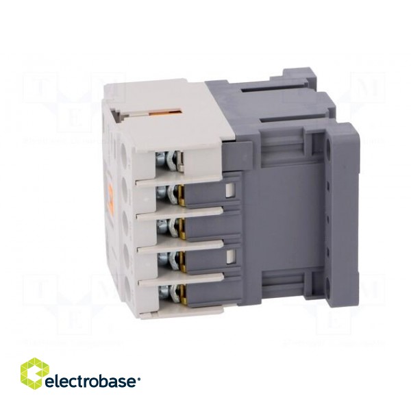 Contactor: 3-pole | NO x3 | Auxiliary contacts: NO | 24VAC | 12A | IP20 image 3