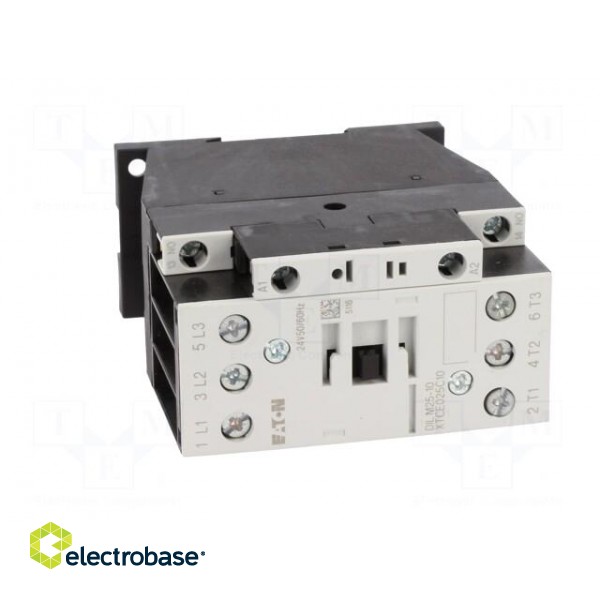 Contactor: 3-pole | NO x3 | Auxiliary contacts: NO | 24VAC | 25A | 690V image 9