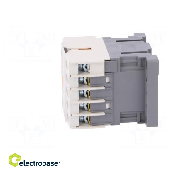 Contactor: 3-pole | NO x3 | Auxiliary contacts: NO | 24VAC | 6A | W: 45mm image 3