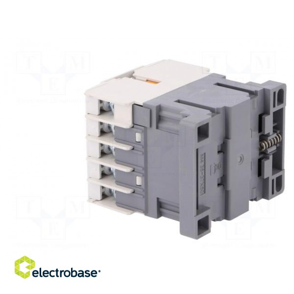 Contactor: 3-pole | NO x3 | Auxiliary contacts: NO | 24VAC | 6A | W: 45mm image 4
