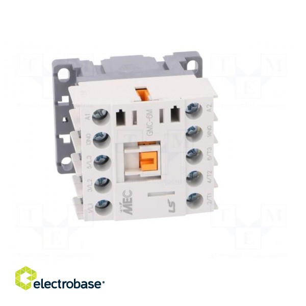 Contactor: 3-pole | NO x3 | Auxiliary contacts: NO | 24VAC | 6A | W: 45mm image 9