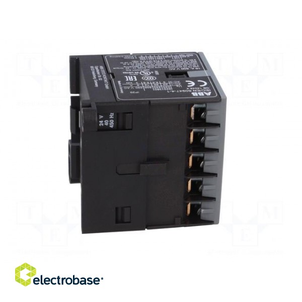 Contactor: 3-pole | NO x3 | Auxiliary contacts: NO | 24VAC | 7A | B7 image 7