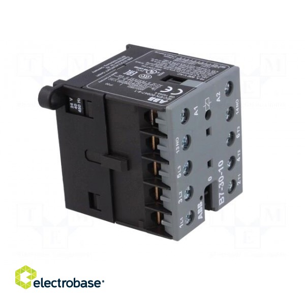 Contactor: 3-pole | NO x3 | Auxiliary contacts: NO | 24VAC | 7A | B7 image 8