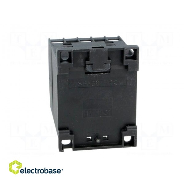 Contactor: 3-pole | NO x3 | Auxiliary contacts: NO | 24VAC | 9A | DIN | BG image 5