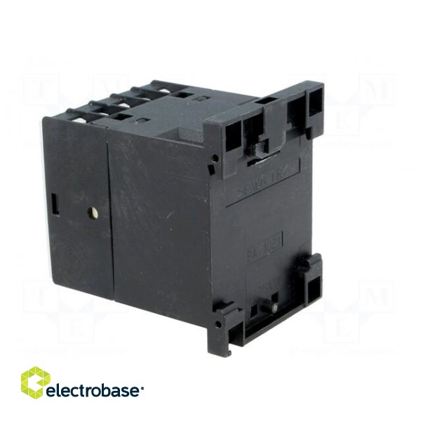 Contactor: 3-pole | NO x3 | Auxiliary contacts: NO | 24VAC | 9A | DIN | BG image 4