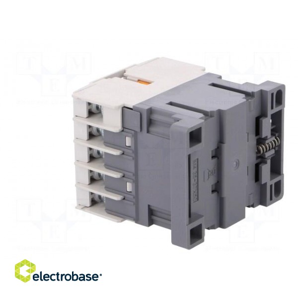 Contactor: 3-pole | NO x3 | Auxiliary contacts: NO | 24VAC | 9A | W: 45mm фото 4