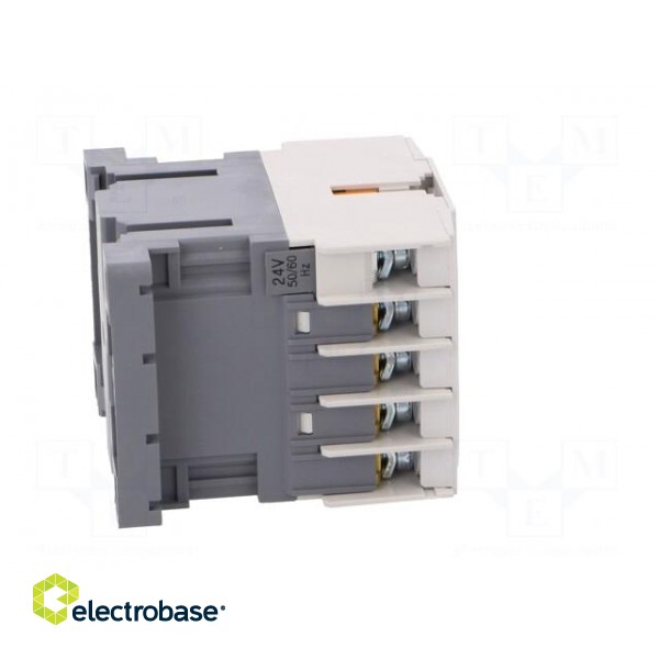Contactor: 3-pole | NO x3 | Auxiliary contacts: NO | 24VAC | 9A | W: 45mm фото 7