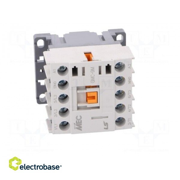 Contactor: 3-pole | NO x3 | Auxiliary contacts: NO | 24VAC | 9A | W: 45mm фото 9