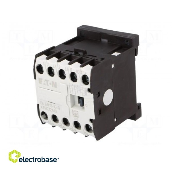 Contactor: 3-pole | NO x3 | Auxiliary contacts: NO | 24VDC | 12A | DIN фото 2