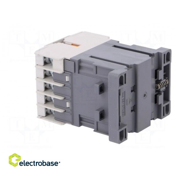 Contactor: 3-pole | NO x3 | Auxiliary contacts: NO | 24VDC | 12A | IP20 image 4