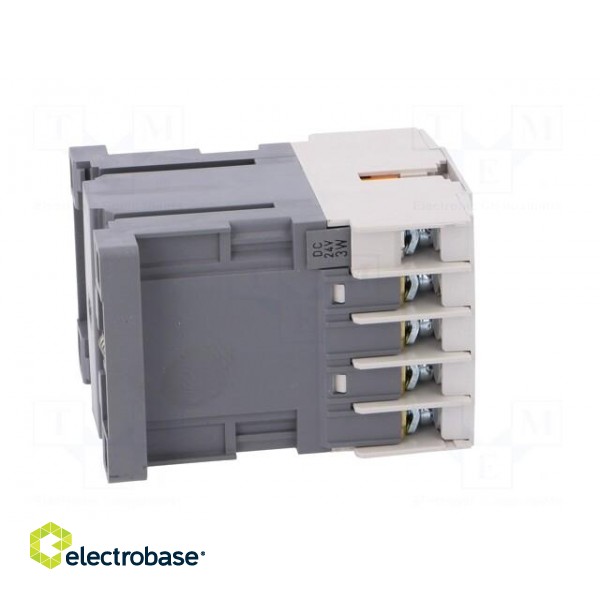 Contactor: 3-pole | NO x3 | Auxiliary contacts: NO | 24VDC | 12A | IP20 image 7