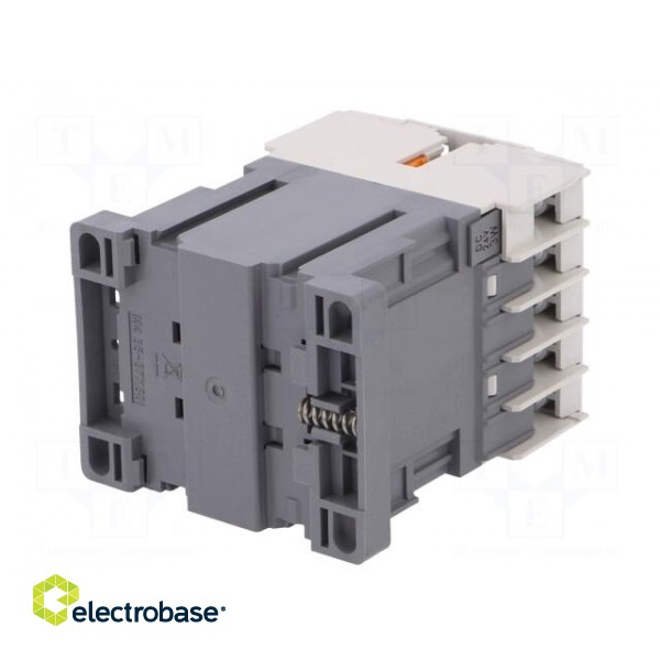 Contactor: 3-pole | NO x3 | Auxiliary contacts: NO | 24VDC | 16A | IP20 image 6