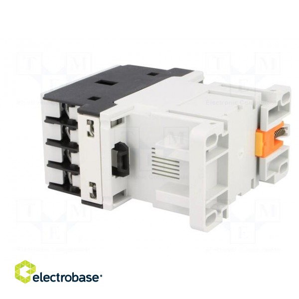 Contactor: 3-pole | NO x3 | Auxiliary contacts: NO | 24VDC | 25A | DIN image 4