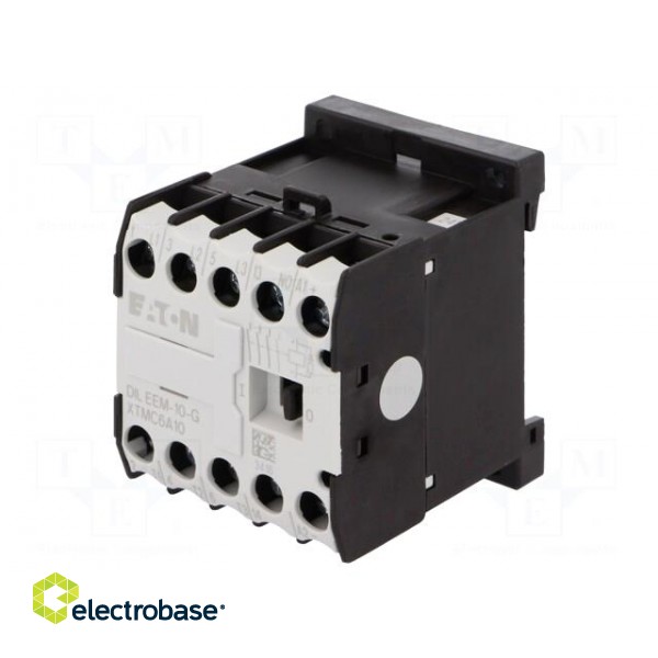 Contactor: 3-pole | NO x3 | Auxiliary contacts: NO | 24VDC | 6.6A | DIN фото 1