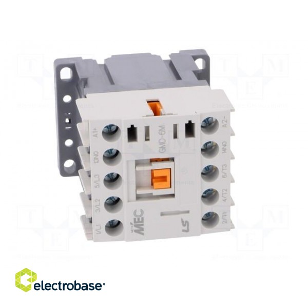 Contactor: 3-pole | NO x3 | Auxiliary contacts: NO | 24VDC | 6A | W: 45mm image 9