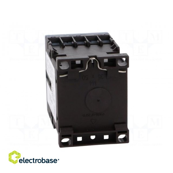 Contactor: 3-pole | NO x3 | Auxiliary contacts: NO | 24VDC | 7A | 3RT20 фото 5