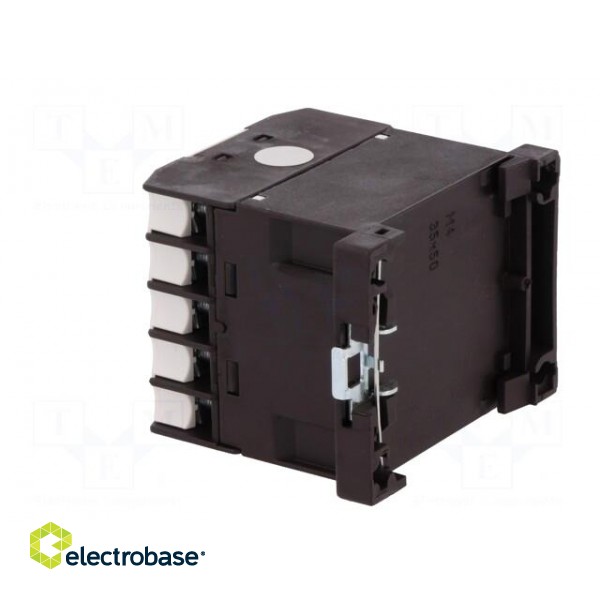 Contactor: 3-pole | NO x3 | Auxiliary contacts: NO | 24VDC | 8.8A | 4kW image 4